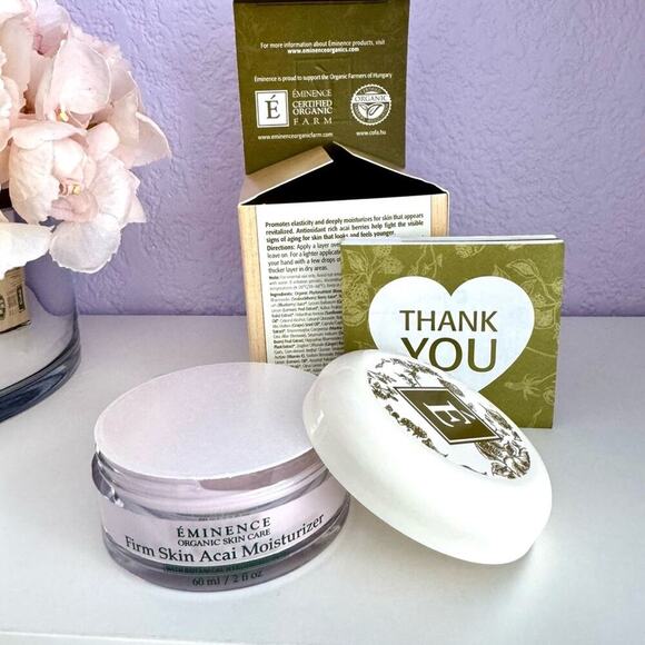 New! EMINENCE Organic Firm Skin Açaí Moisturizer, 60ml/2oz, Anti-Aging - Picture 3 of 10